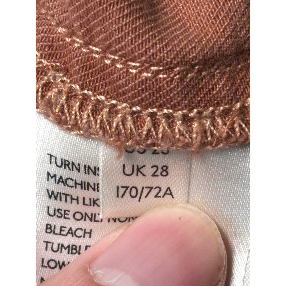 Pilcro Anthropologie High Rise Skinny Bootcut Jeans Brown Womens Size 28X30 - Picture 5 of 12